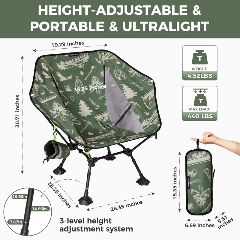 ATEPA UFO P30 Ultralight Camping Chair