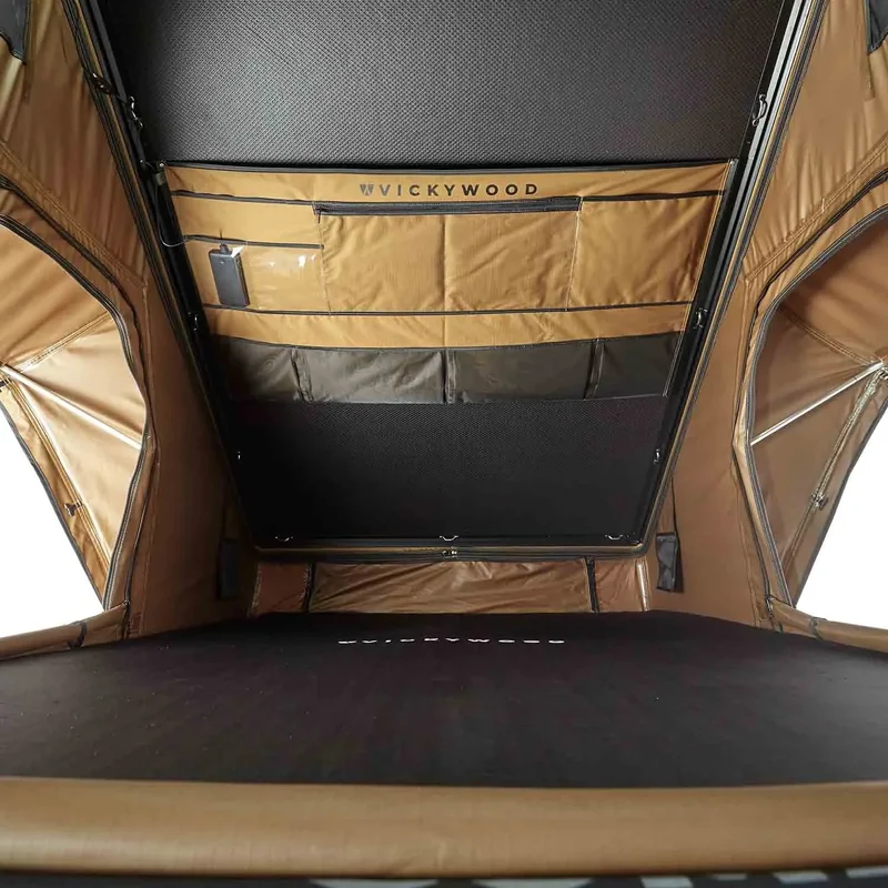 Bundle-Deal Dachzelt Vickywood CUMARU UP 145 + Thermo-Innenzelt