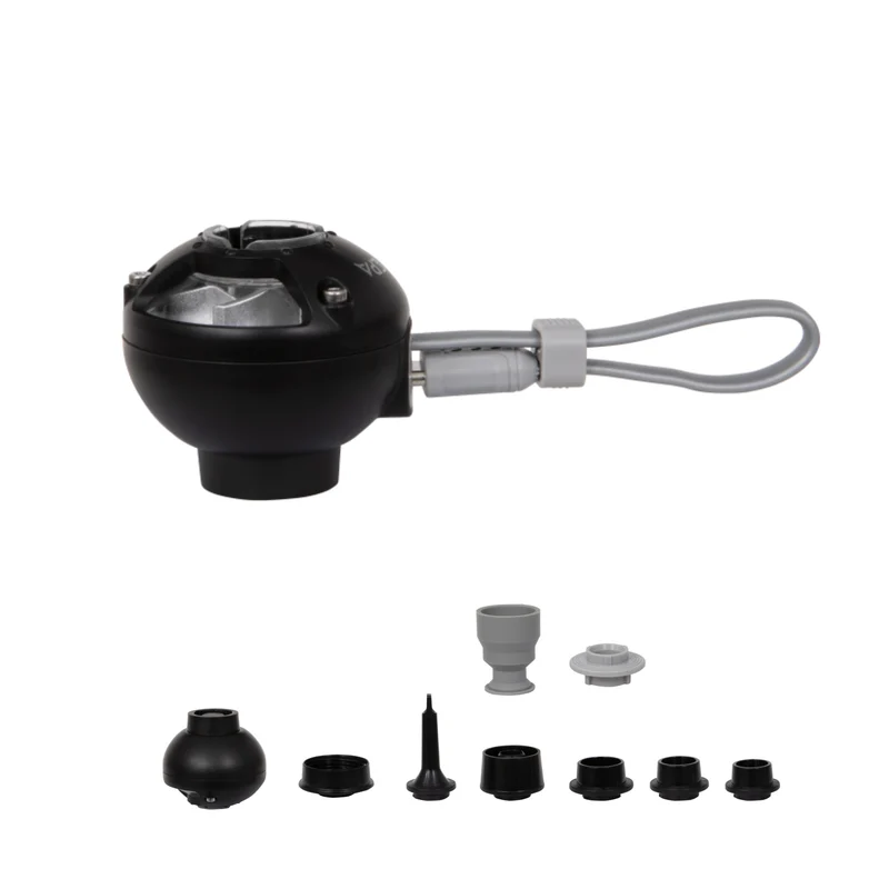 ATEPA 2-in-1 Ultra-Mini Air Pump | Only 1oz (28g) Portable Electric Pump for Inflatables, USB Powered with 7 Nozzles