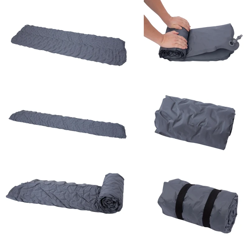 ATEPA HybridLoft 3 Ultralight Self-Inflating Sleeping Pad | 2 lb Compact Camping Mat with 4-Side Compression, R-Value 2.3, 3-Season Backpacking Pad