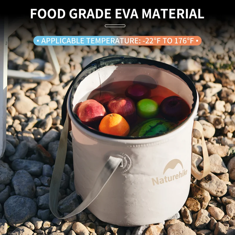 Naturehike Foldable Waterproof Round Camping Bucket