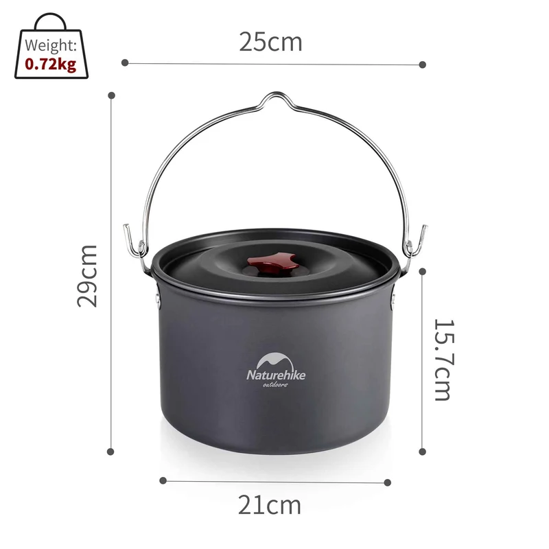 4-6 Persons Aluminum Alloy Hanging Pot