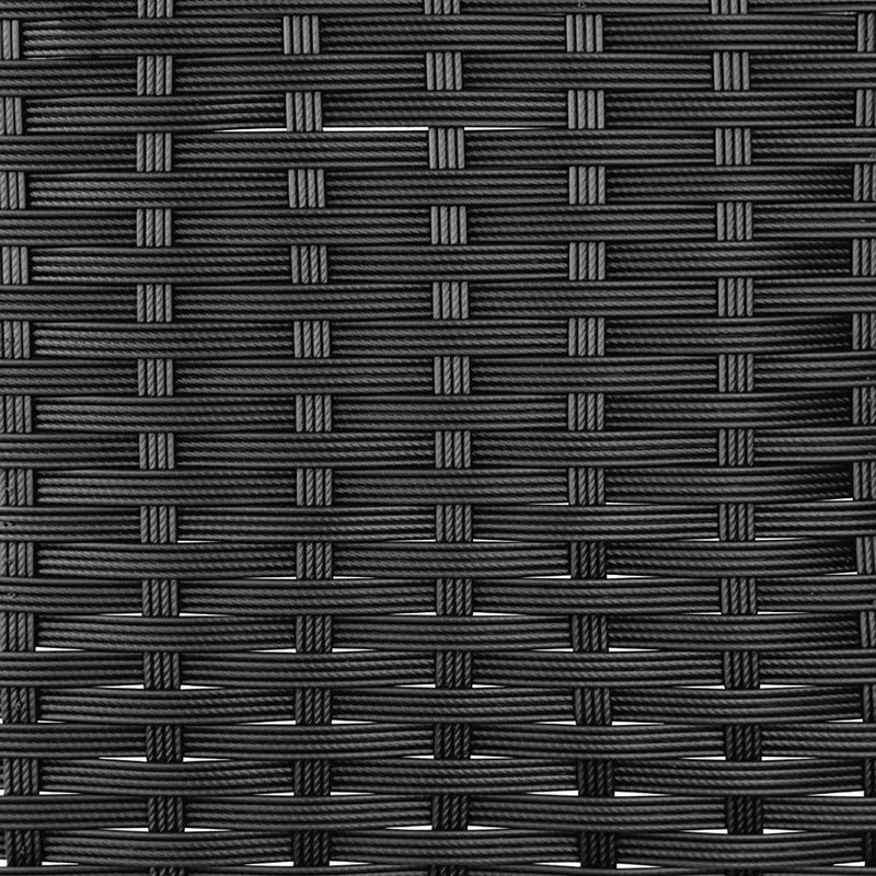 Neo Black 4 Piece Rattan Outdoor Furniture Garden Sofa Set
