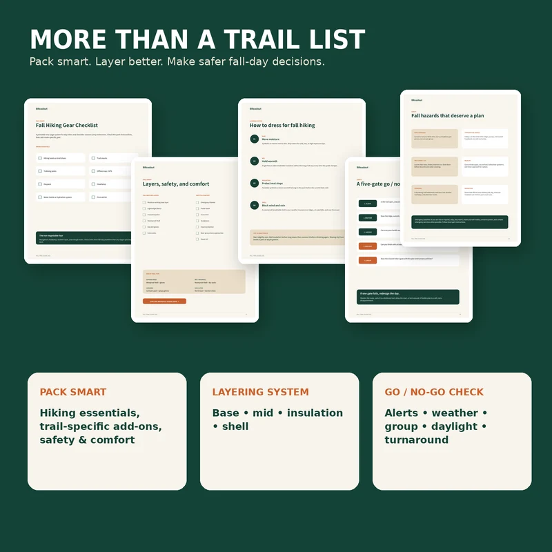 10 Best Fall Hiking Trails in North America