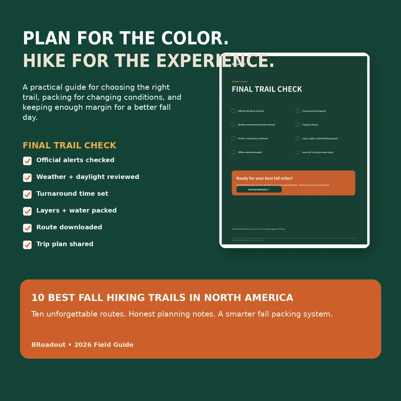 10 Best Fall Hiking Trails in North America