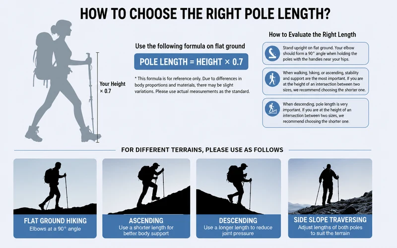 ATEPA FLYTREK Z1 Carbon Fiber Trekking Pole, 5-Section Folding Hiking Pole, 45.3-53.1" Adjustable, Cork EVA Grip, 8.1 oz, 15" Packed