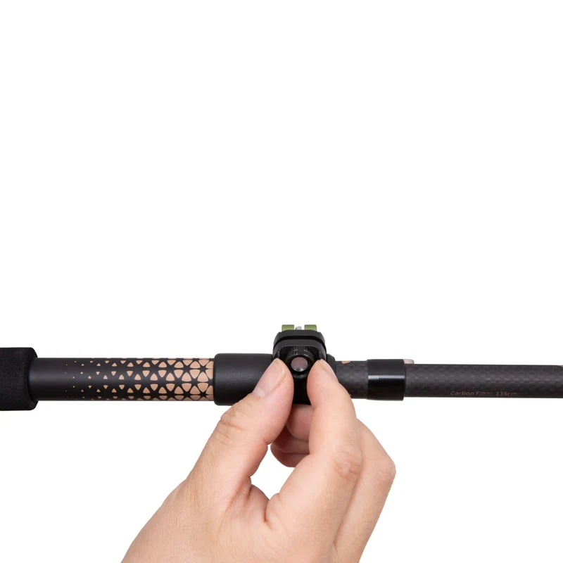 ATEPA FLYTREK Z1 Carbon Fiber Trekking Pole, 5-Section Folding Hiking Pole, 45.3-53.1" Adjustable, Cork EVA Grip, 8.1 oz, 15" Packed