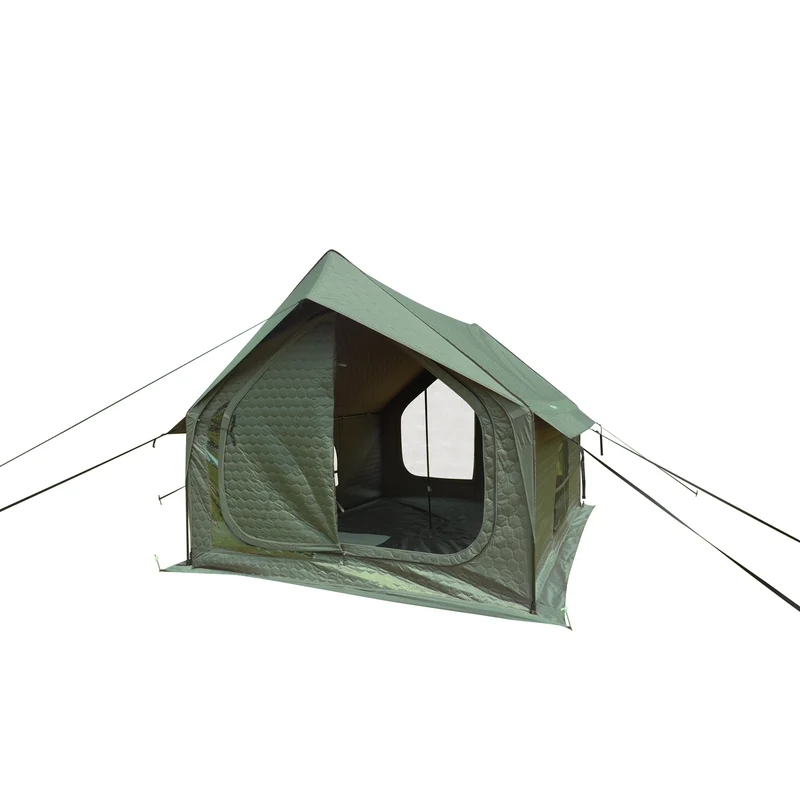KingCamp SnowHouse 5 Insulated Hot Tent, 5-6 Person 4-Season Winter Camping Tent with Stove Jack, Removable Floor, Divider & Steel Frame