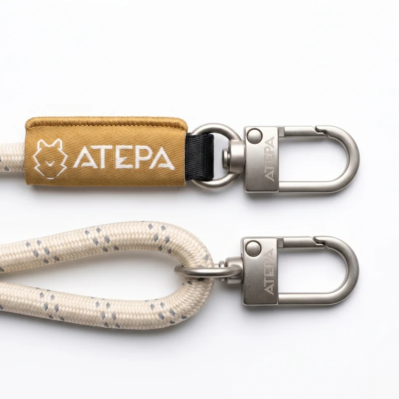 ATEPA Rugged Mini Trail Sling Bag, 210D Ripstop Nylon Crossbody Pouch with Rope Strap, Dual Compartments & Bungee Storage