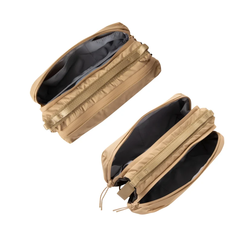 ATEPA Mini Trail Sling Bag, Unisex Lightweight Crossbody Pouch with Rope Strap, Dual Compartments & Bungee Storage