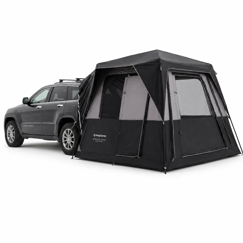 KingCamp BOUNDLESS X3 PRO Modular SUV Tent | 5-in-1 Expandable Car Camping Tent with Quick-Set Steel Frame, 5-6 Person Waterproof Shelter