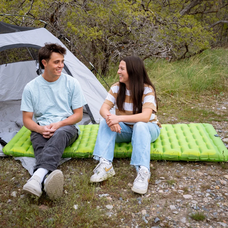 ATEPA Ultralight Insulated Sleeping Pad R Value 6 with Pump Sack