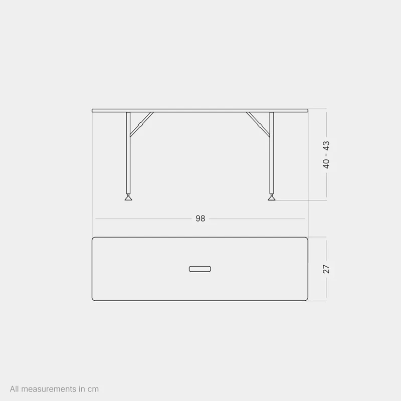 Campingbank Benny Set von qeedo