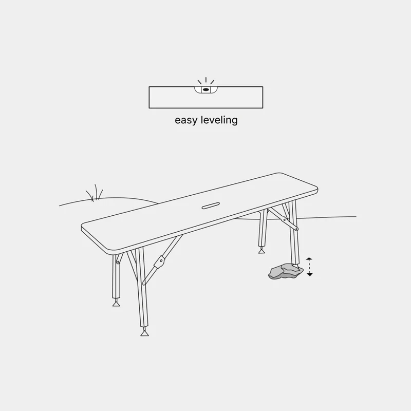 Campingbank Benny Set von qeedo