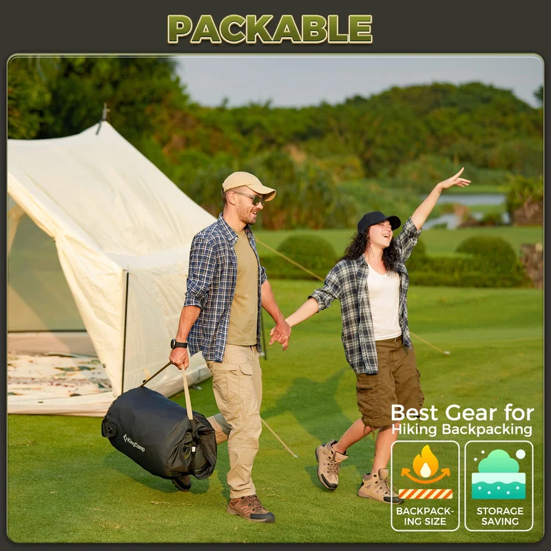 KingCamp GORGEOUS DOUBLE 17 Double Air Pad Inflatable Camping Mattress