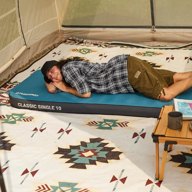FUNDANGO Self Inflating Sleeping Pad Memory Foam Camping Mattress