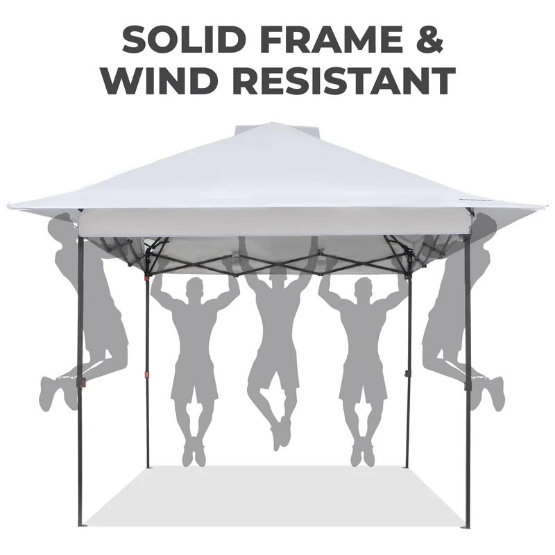 FUNDANGO 10x10ft Heavy-Duty Pop Up Outdoor Canopy Tent Sun Shelter Tent