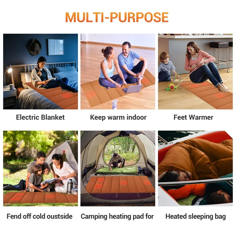 KingCamp WHEATLAND 450 3 in 1 Heated Sleeping Bag
