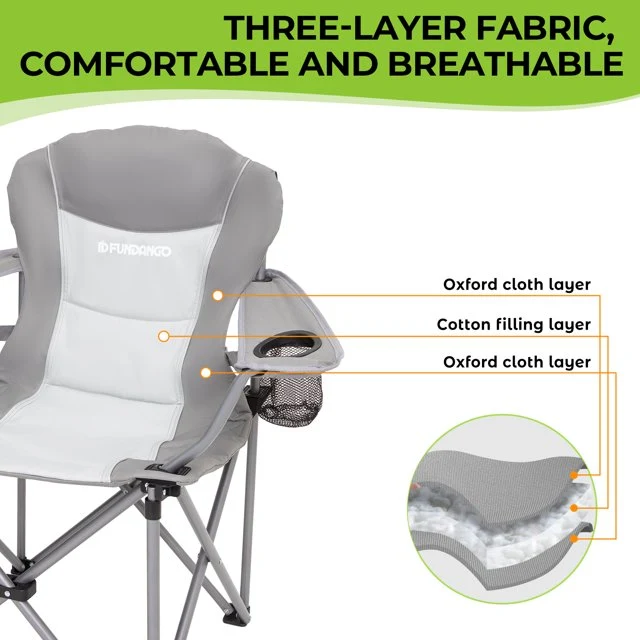 FUNDANGO Comfort Armschair Oversized Camping Chair