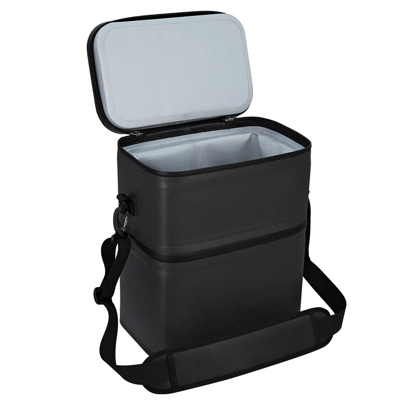 KingCamp LINDEMAN Double Layer Cooler Bag Insulated Leak Proof Soft Cooler Bag