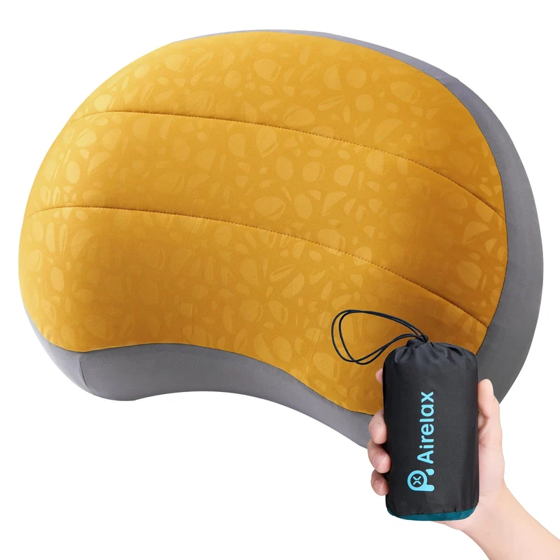 Airelax Ultra Light Inflatable Outdoor Camping Pillow for Neck and Waist Support