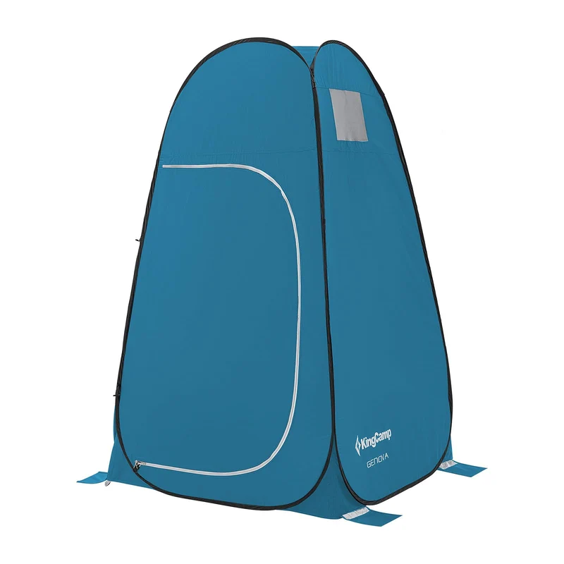 KingCamp Pop-Up Camping Shower Tent with UPF50+ Sun Protection, Portable Changing Room & Toilet Shelter for Beach, Camping & Outdoor Events