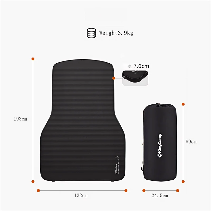 KingCamp Car Camping Mattress for Tesla Model Y, Model 3, Pickups, Vans, Trucks, SUVs