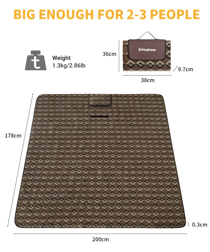KingCamp Picnic Rug Picnic Blanket