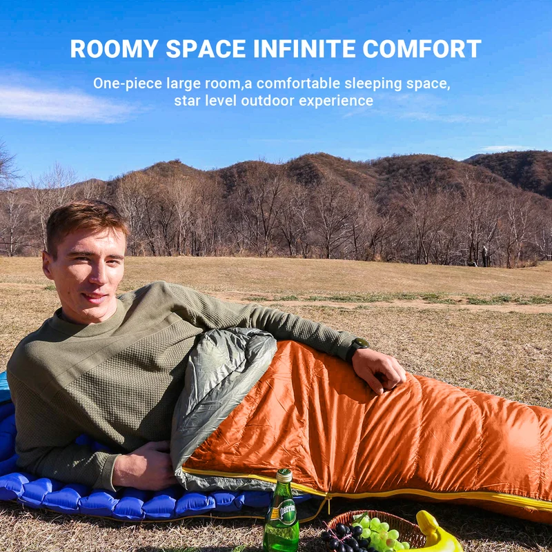 KingCamp FAVOURER 425 Hooded Rectangular Sleeping Bag