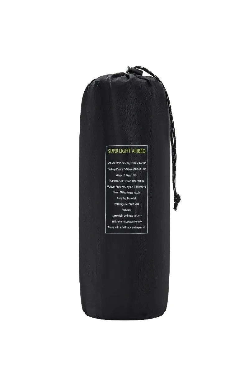 FUNDANGO Single Air Pad Ultralight Inflatable Camp Mattresses Sleeping Pad