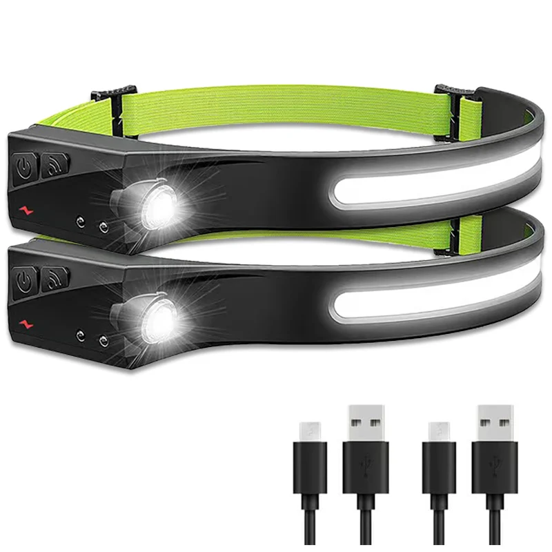COB LED Sensor Headlamp