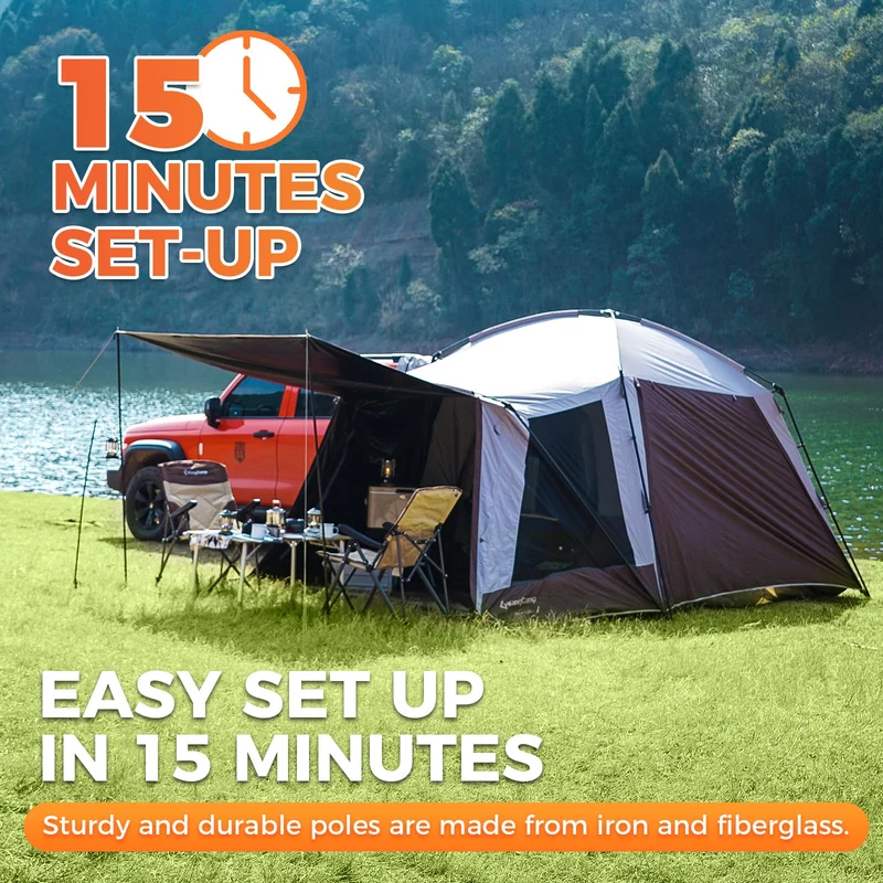 KingCamp BOUNDLESS X5 B Car-Integrated Camping Tent