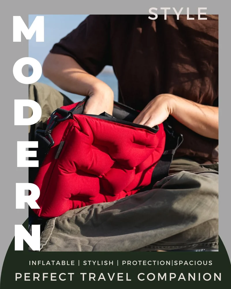 ATEPA Solid Cloud AirBag – Ultra-Light Inflatable Shoulder Bag, Pillow, Lumbar Support & Cushion