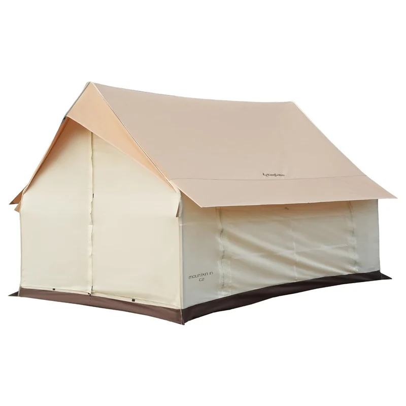 KingCamp MOUNTAIN IN C2 Canvas Cabin Tent with Stove Jack 8' x 11'