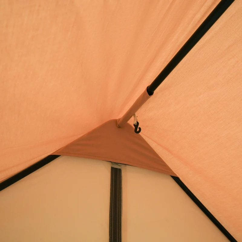 KingCamp MOUNTAIN IN C2 Canvas Cabin Tent with Stove Jack 8' x 11'
