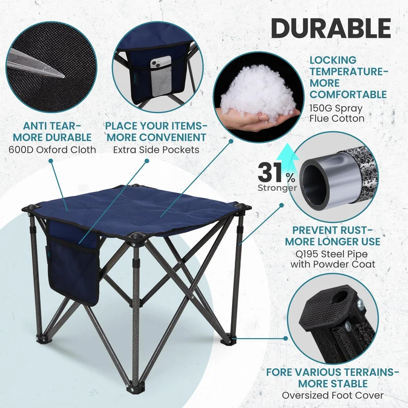 FUNDANGO Camping Stool PLUS 18 Inch