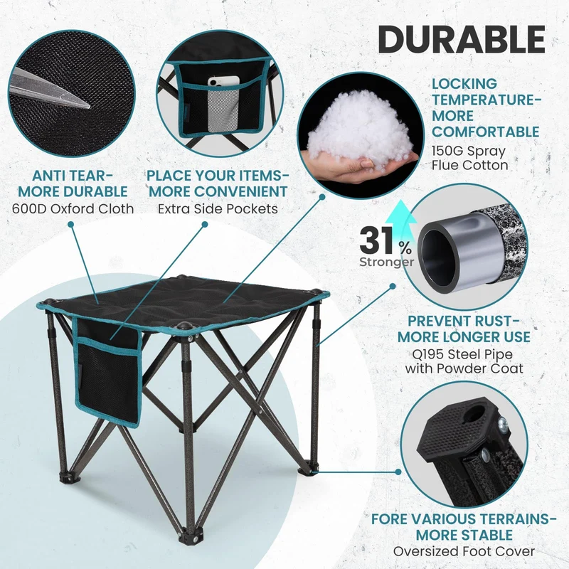 FUNDANGO Camping Stool PLUS 18 Inch