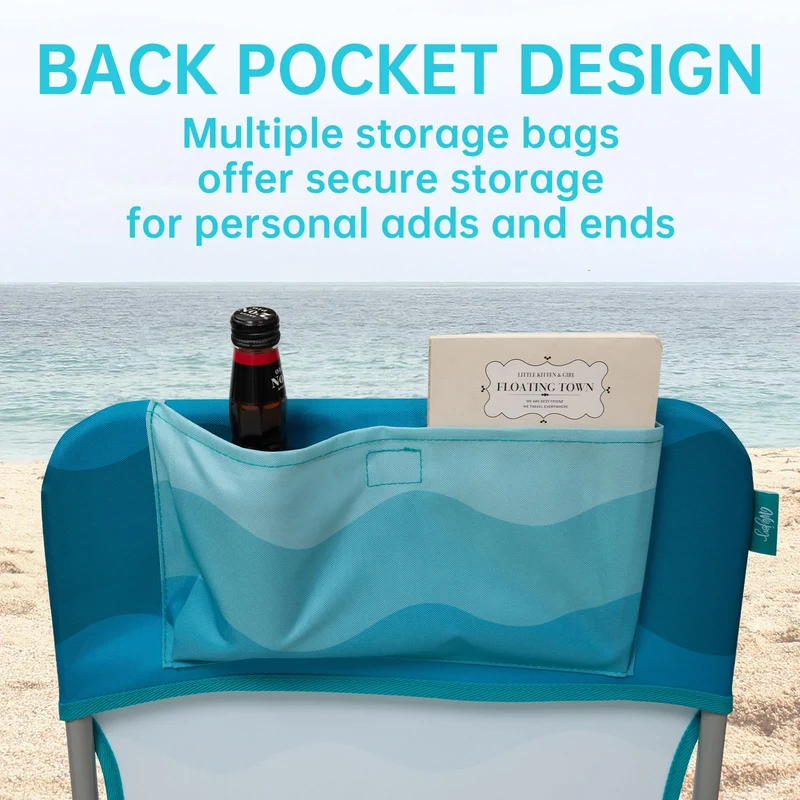 WEJOY Folding Beach Chair Outward Lawn Chair