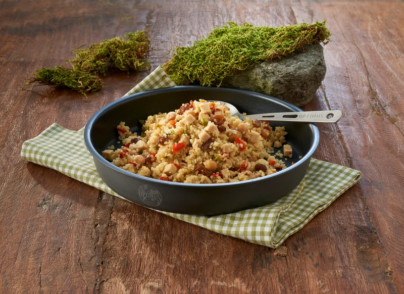 Couscous mit Hühnchen | Outdoor Essen