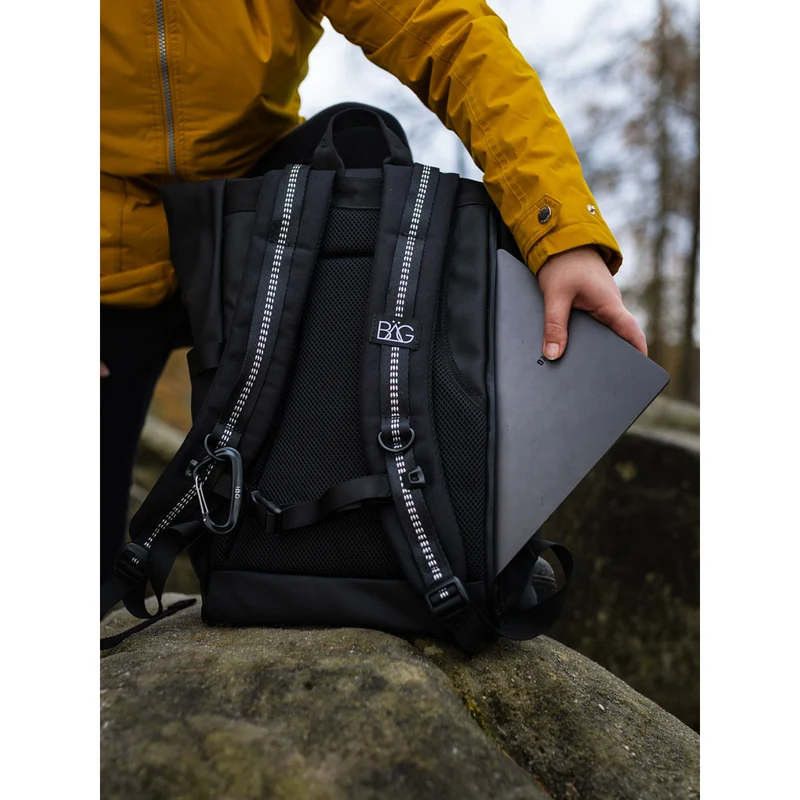 BÄG Rolltop Rucksack inkl. Fach für Laptop 15 Zoll