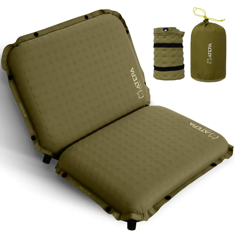 ATEPA BUBBLE 6.5 Self-Inflating Memory Foam Seat Cushion