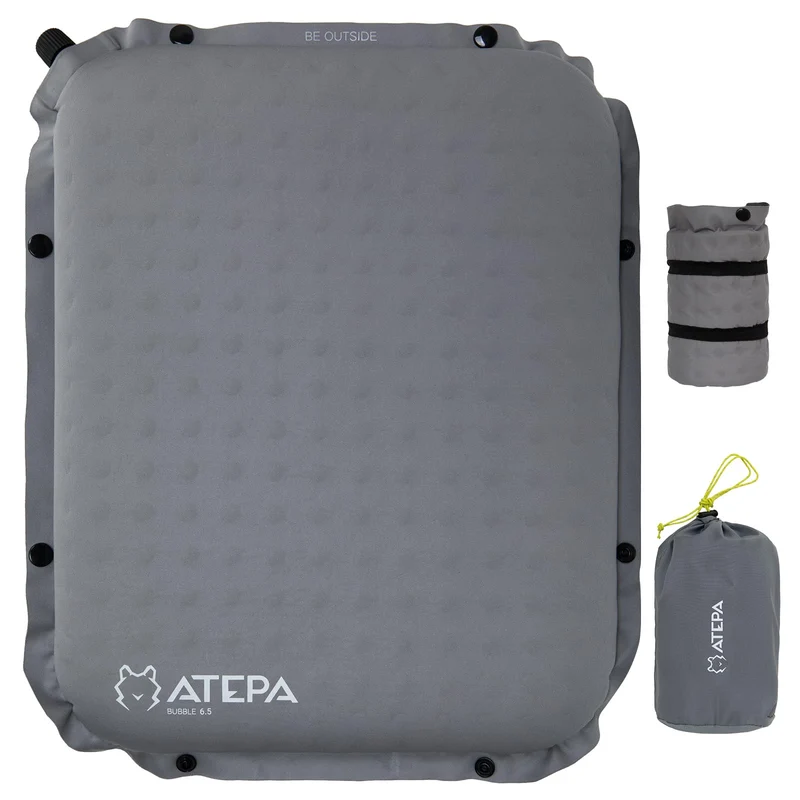 ATEPA BUBBLE 6.5 Self-Inflating Memory Foam Seat Cushion