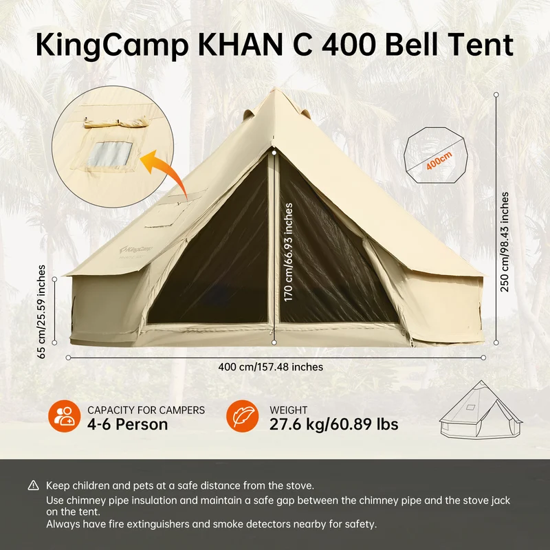 KingCamp KHAN C Bell Tent