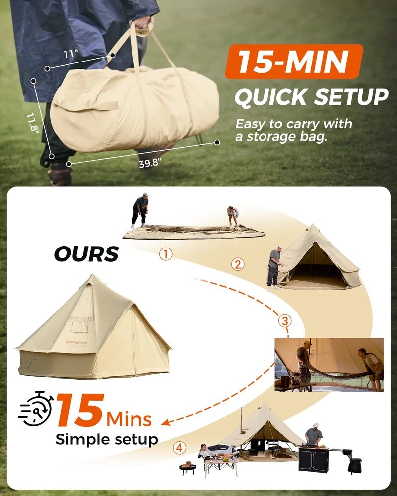 KingCamp KHAN C Bell Tent
