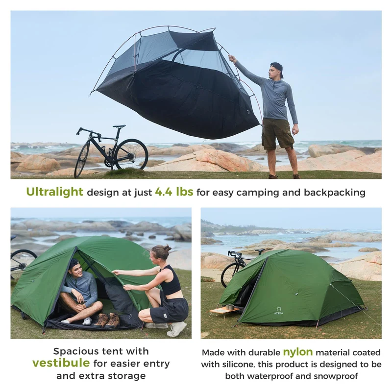 ATEPA Ultralight 2-Person Backpacking Tent