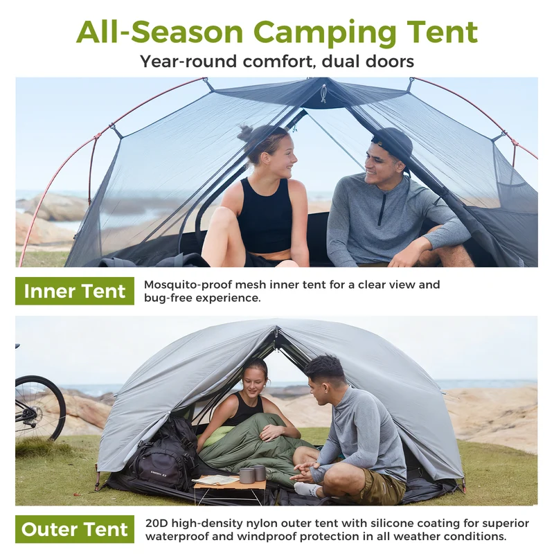 ATEPA Ultralight 2-Person Backpacking Tent