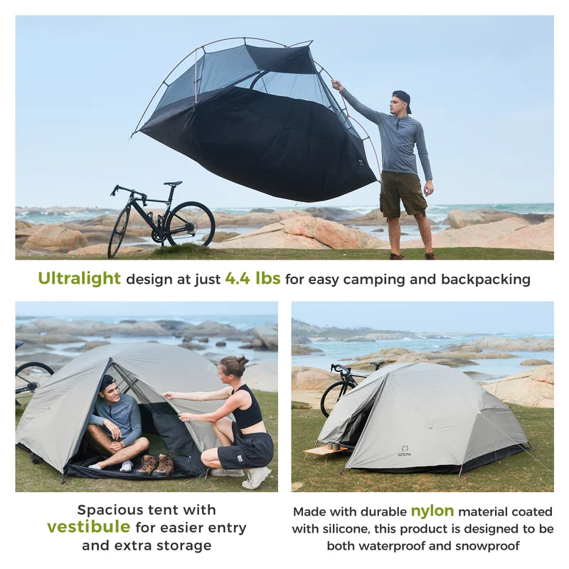 ATEPA Ultralight 2-Person Backpacking Tent