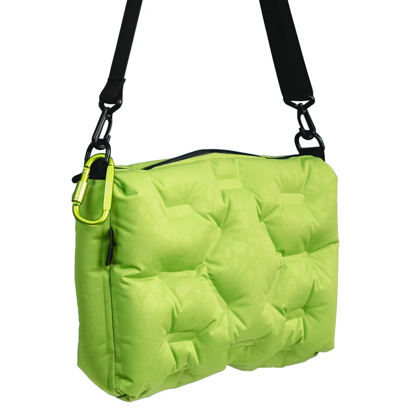 ATEPA Cloud AirBag 4-in-1 Inflatable Messenger Bag with Coffee Bean Print