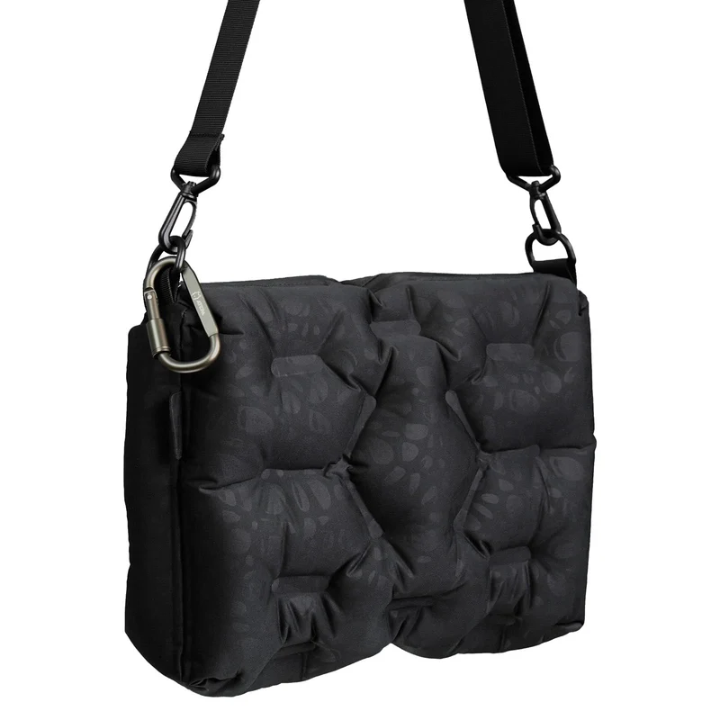 ATEPA Cloud AirBag 4-in-1 Inflatable Messenger Bag with Coffee Bean Print