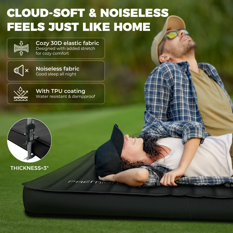 KingCamp Double Self-Inflating Camping Mattress with Pump